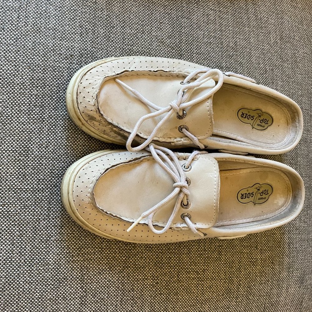 Sperry Top-Sider Leather upper Off-white Mules 8M BUNDLE 2 SAVE 10% ONE SHIPPING